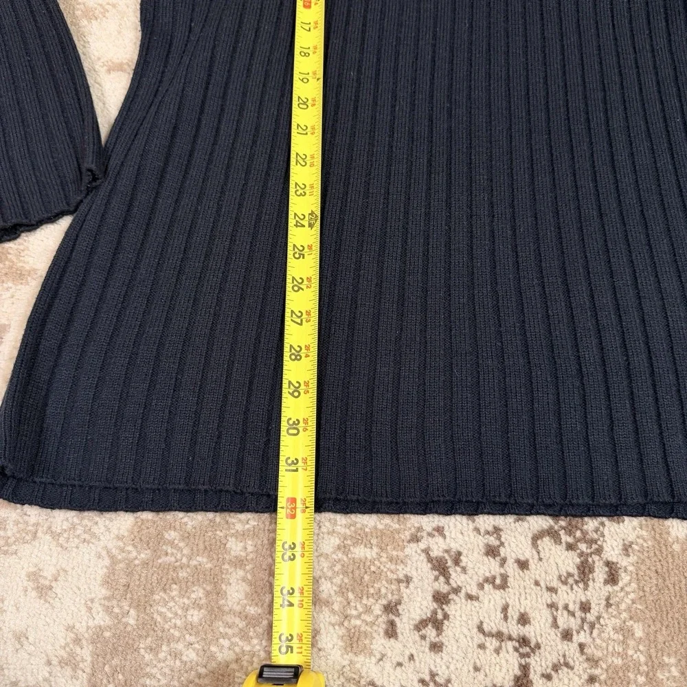 Southpole Sweater Mens Large Navy Turtleneck Ribbed VTG‎ Y2K Rib Knit Pullover